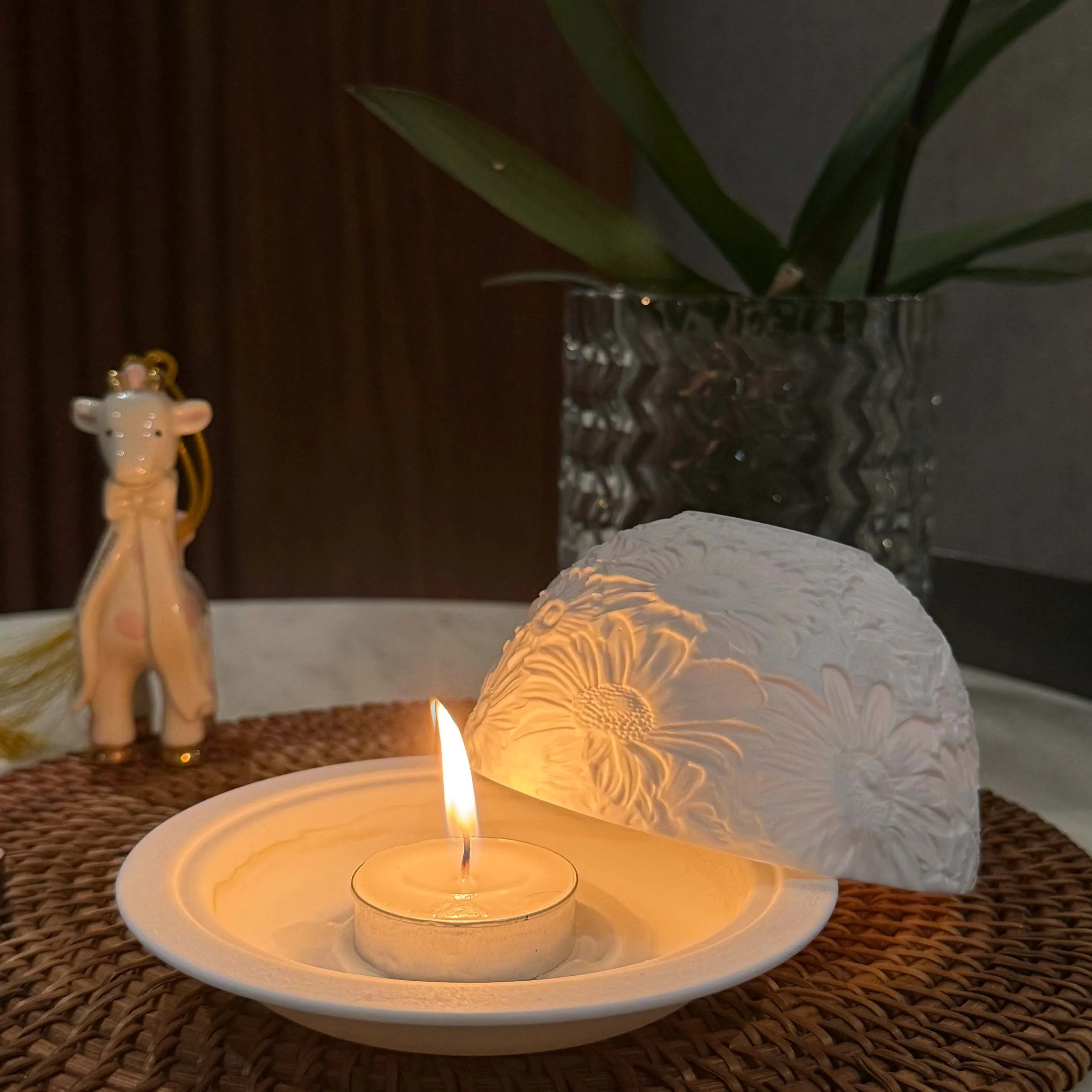 Ceramic Candle Dome Holder 2