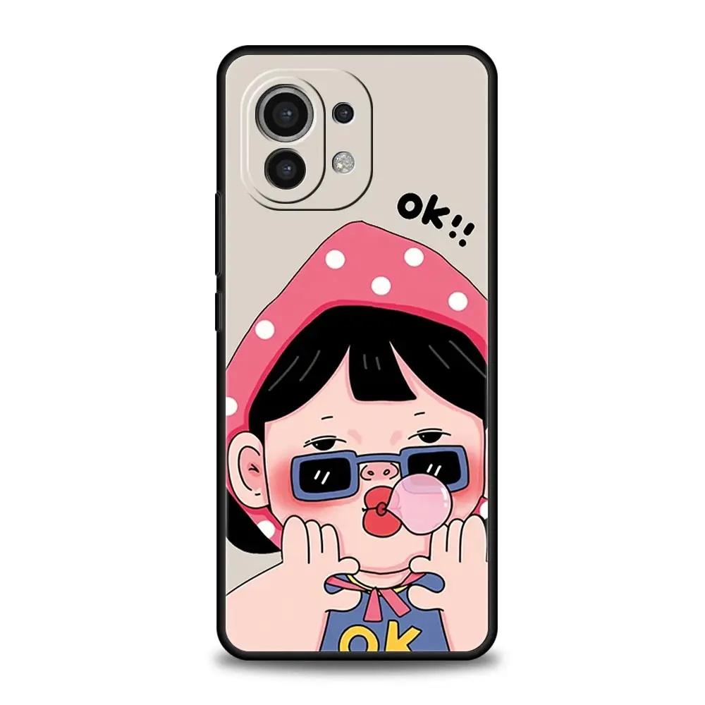 Cartoon Couple Soft TPU Phone Case - Fun & Stylish Design
