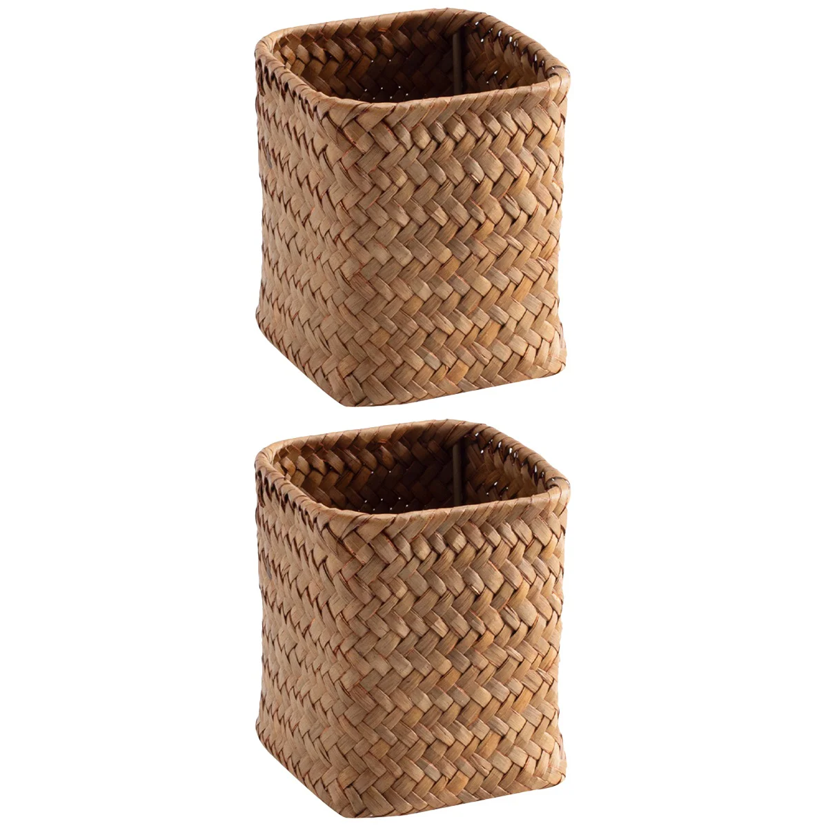 

Set of 2 Silverware Flowers Vase Pen Holder for Desk Cutlery Desktop Pencil Container Cup
