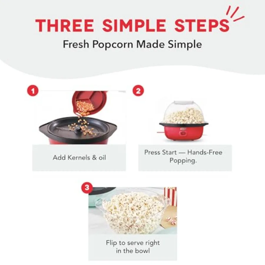 Deluxe Electric Popcorn Make 4