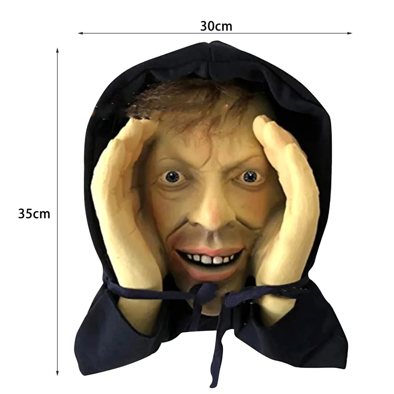 Scary Peeper Freak Halloween Decoration Scary Peeper Window Prank Indoor And Outdoor Window Stickers For Spooky House Party 6