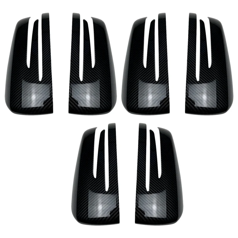 

6X для Mercedes Benz A B CLA GLA C E класс W176 C117 X156 W204 W212 углеродное волокно ABS Боковая Отделка