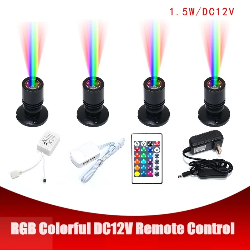 

4 шт./набор, яркие светильники с дистанционным управлением