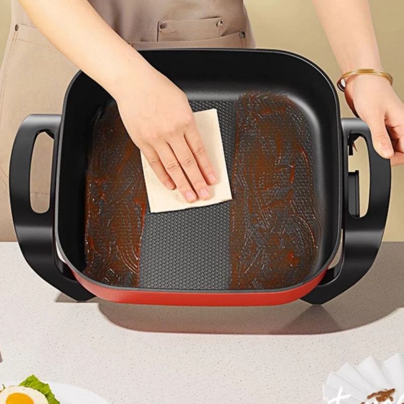 Electric Hot Pot Household Multi-functional Electric Cooking Pot Large Capacity Electric Hot Pot Barbecue Cooking Cooking 4