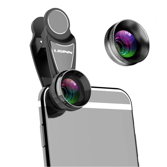 Zoom ottico 2X teleobiettivo obiettivo cellulare fotocamera telescopio  obiettivo su Clip per iPhone 6 7 8 per smartphone Samsung Note8 S8 S9 -  AliExpress