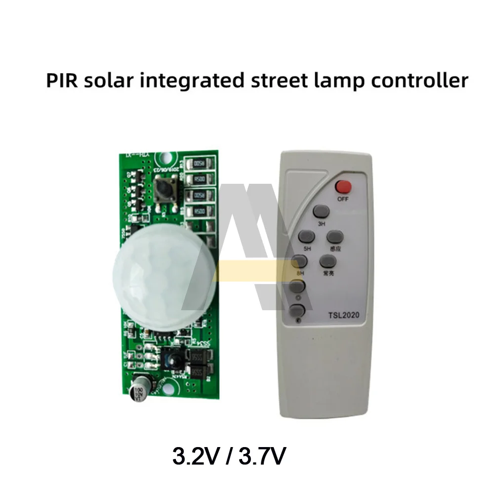 3.2V 3.7V Remote Control Solar Ceiling Light Control Panel Solar Flood Light Integrated Street Light 30W Circuit Board Driver 3