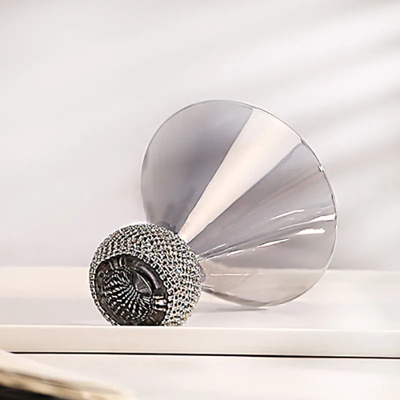 Diamond Glass Cup Wine Glasses European Style Glass Cup Cocktail Glass Champagne Whiskey Cup Bar Party Wedding Goblet Gift