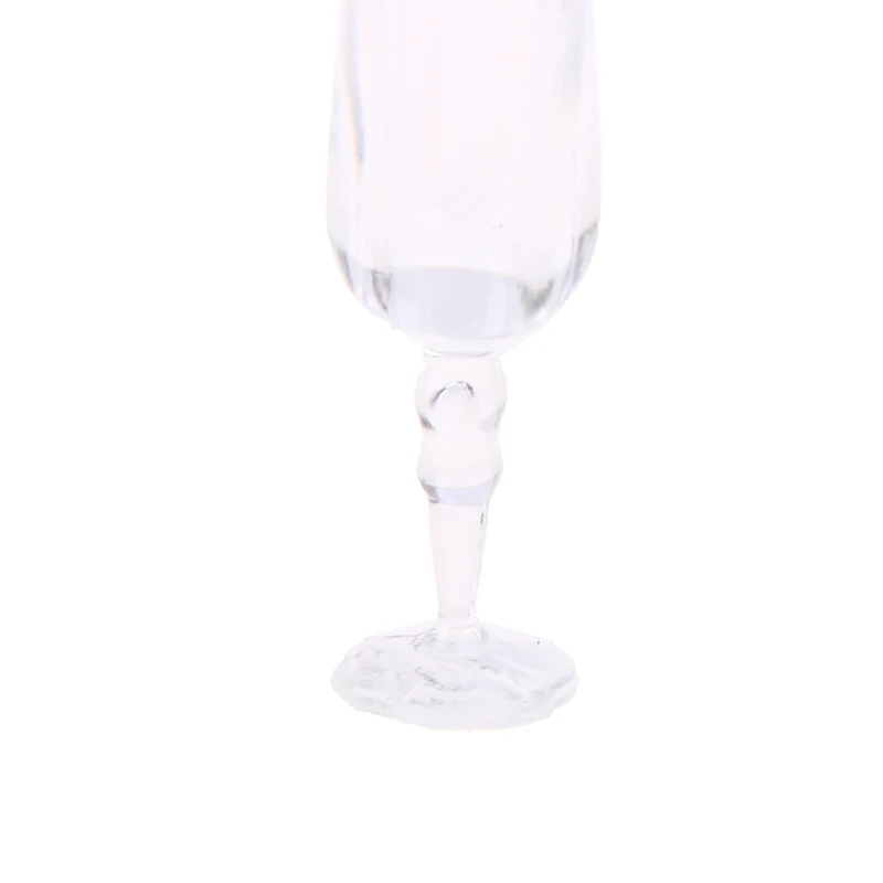 6Pcs 1/12 Dollhouse Miniature Wine Glass Mini Goblet Cup Toy for ob11 bjd Blythe Decoration Doll House Accessories