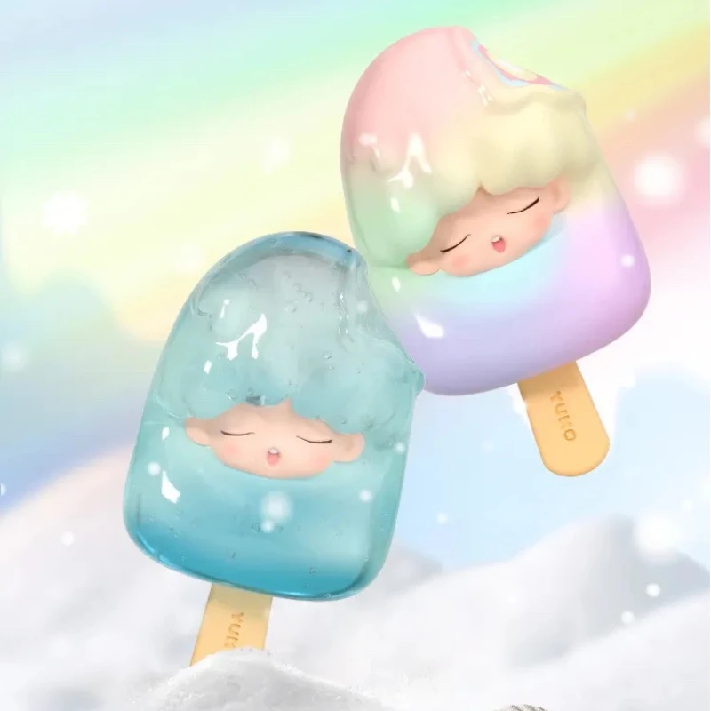 

YUMO Mini Popsicles Series Blind Box Toys Cute Anime Figure Collection Model Mystery Box Caja Misteriosa Guess Bag Kawaii Gift