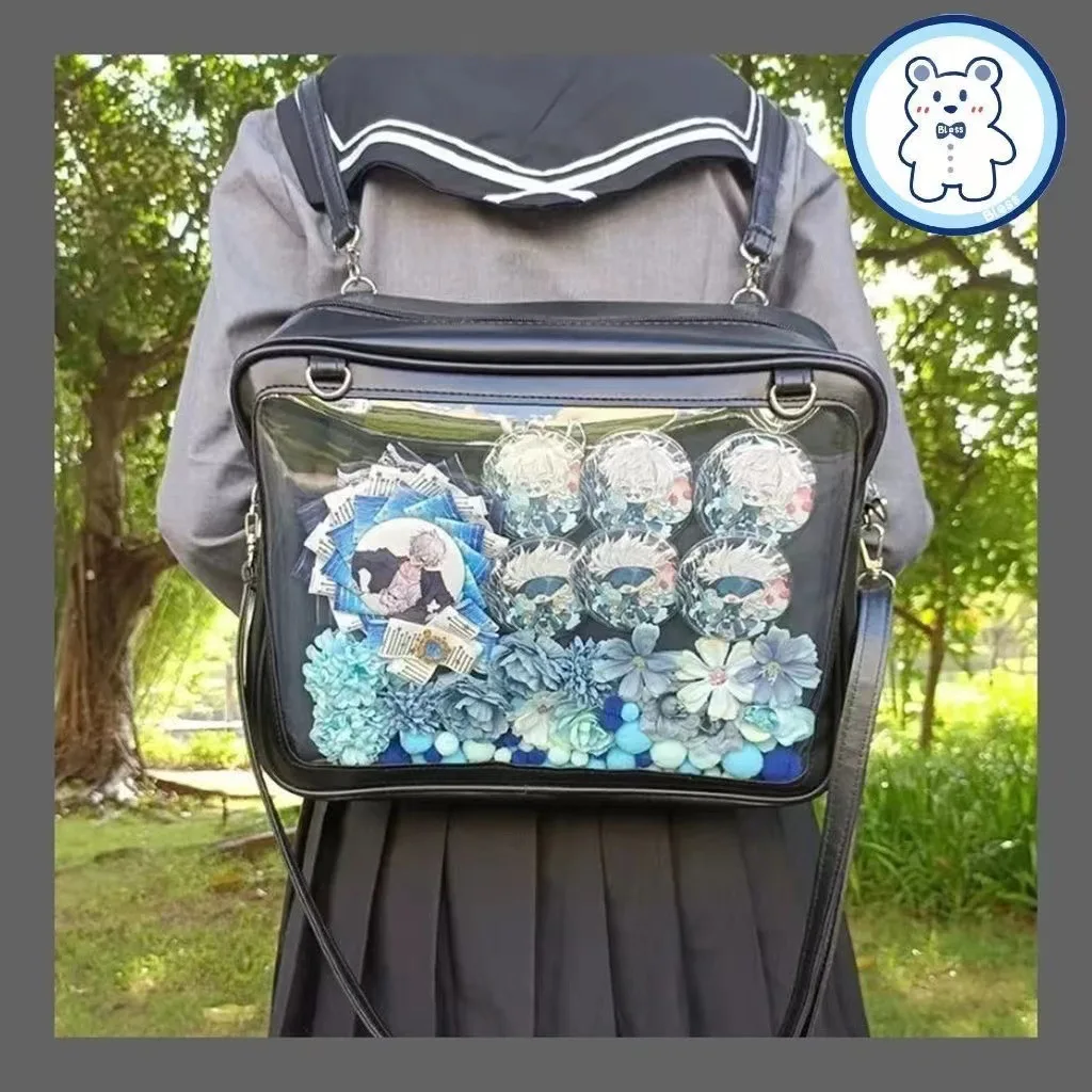 PU 가죽 이타백 여성용 일본 숄더백, 패션 백팩, JK 토트백 핸드백, 프레피백, 이타백, 크로스바디 백 Best5 PU 가죽 이타백 여성용 일본 숄더백, 패션 백팩, JK 토트백 핸드백, 프레피백, 이타백, 크로스바디 백 Best5