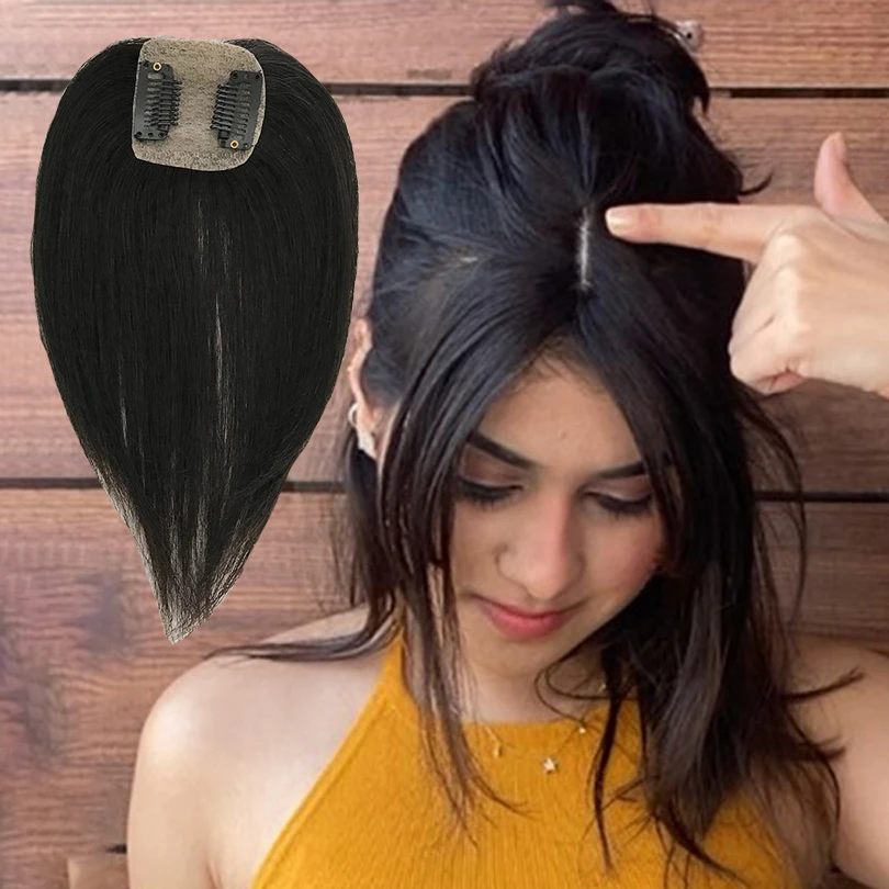 5X5cm 5x8cm Silk Skin Base Women Topper Bang Style Natural Scalp Base Topper Virgin Human Hair Piece For Women,hair toppers