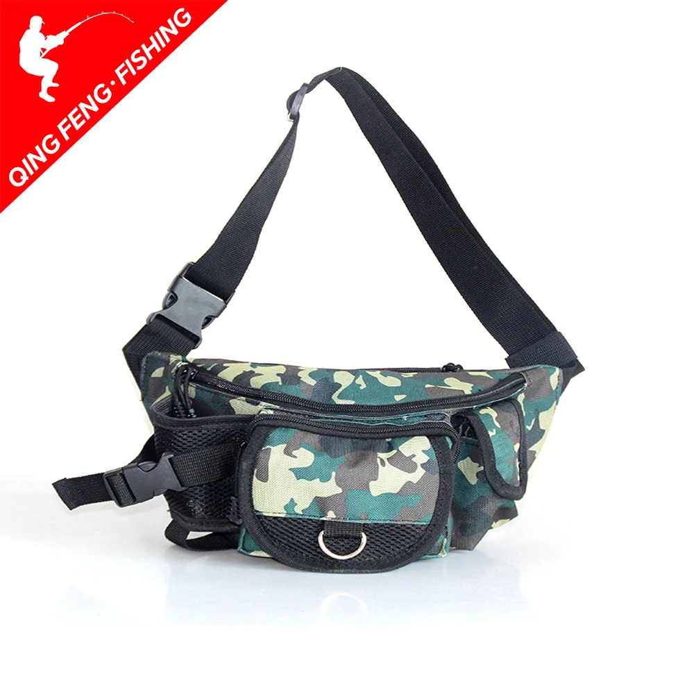 Fishing Bag Multifunctional Outdoor Waist Bag Portable Lure Waist Pack  Messenger Bag Pole Package Fishing Tackle Bag