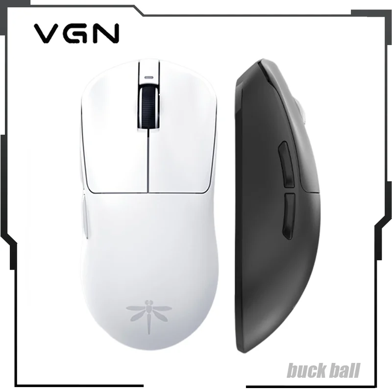 VGN Dragonfly F1 moba Wireless Mouse PAW 3395 Rechargeable Type-C Dual-mode Gaming Mouse Fps Light Weight Pc Gamer Accessories