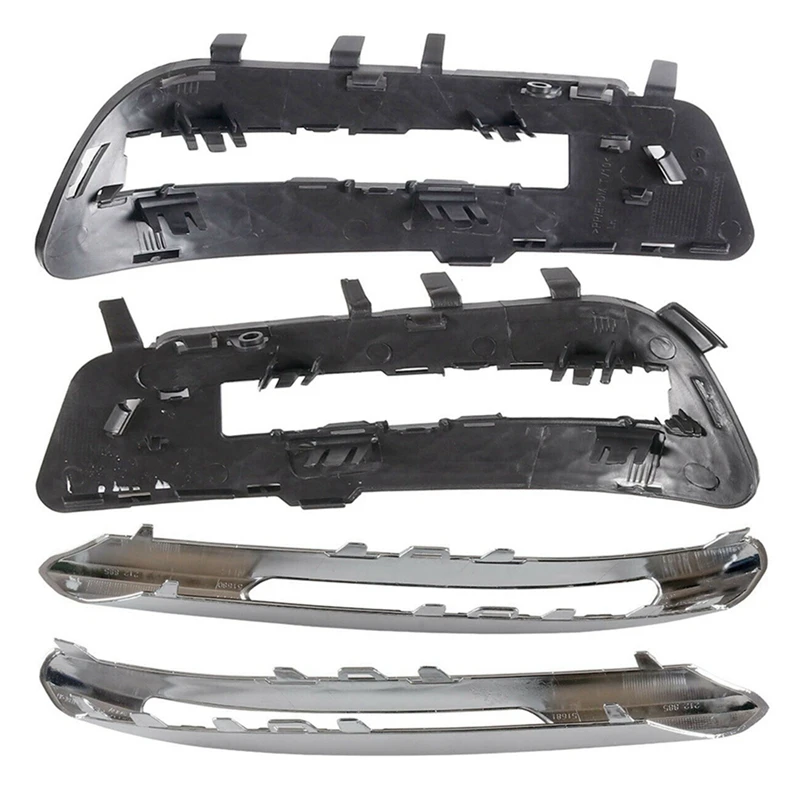 2128851723 2128851823 2128851774 2128851874 Fog Lamp Grille Cover + Decorative Strip Car For Mercedes-Benz E-Class W212