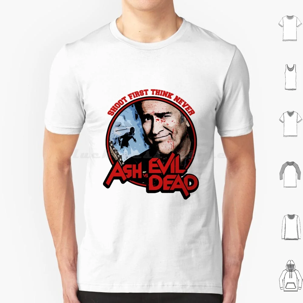 Ash Vs Evil Dead Necronomicon T Shirt 6Xl Cotton Cool Tee Ash Vs Evil Dead Necronomicon Ash Vs The Evil Dead Evil Dead Ash Vs