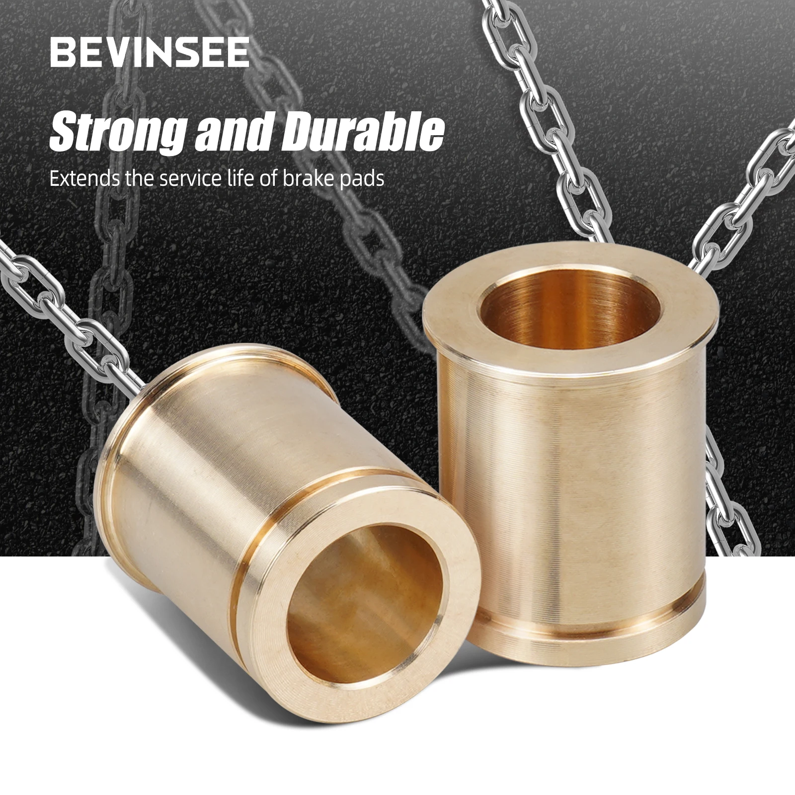 Brass Brake Caliper Guide Bushings for BMW E36 E46 E92 E90 E91 E93 E30 E82 E88 E28 E34 E39 E24 E32 E31 Z3 Z4 325i 328i BEVINSEE