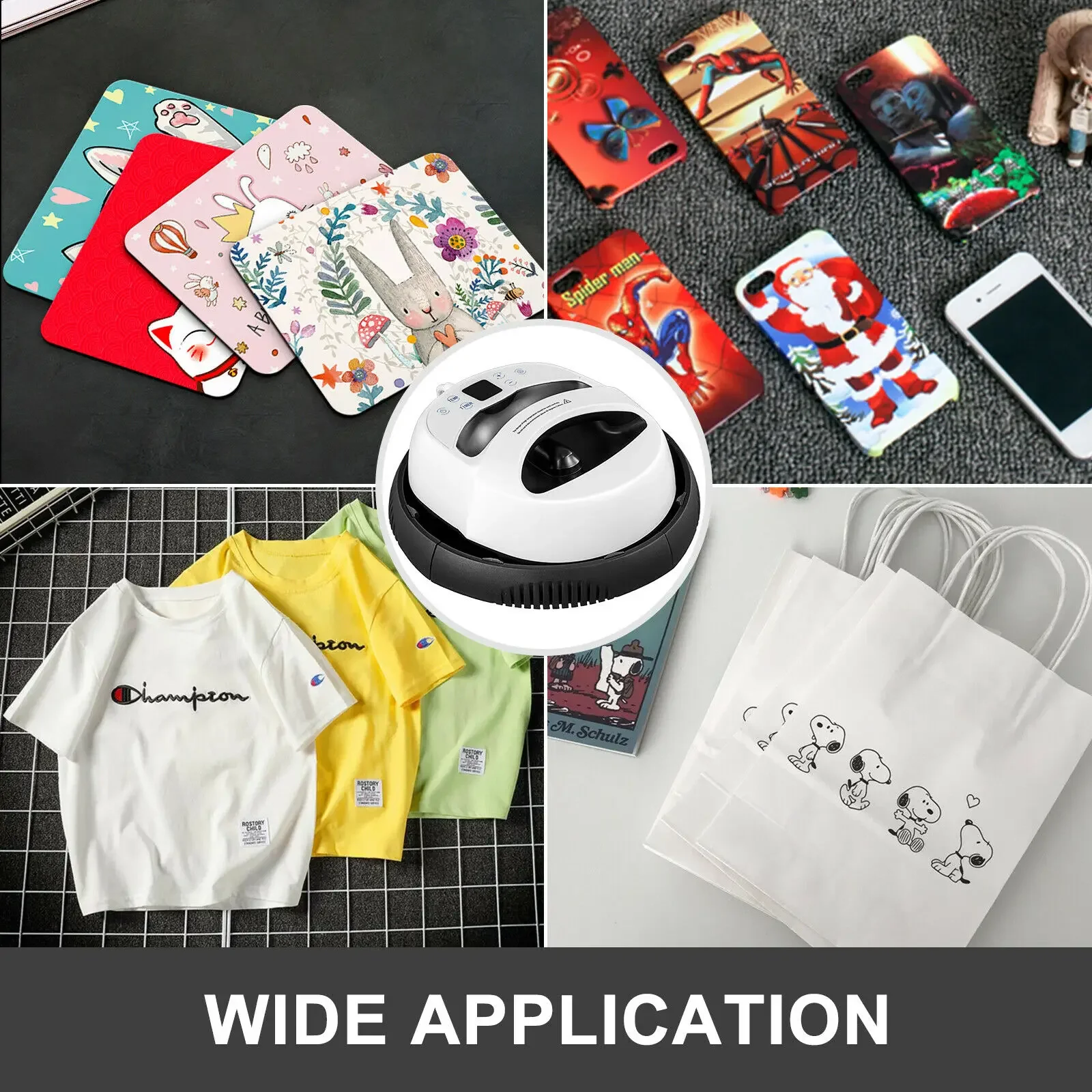 SIHAO 30x23cm Transferpresse Maschine Schnelle Heizung Sublimation Drucker Tragbare Digitale Wärmeübertragung Maschine Für Herstellung Geschenk – Detail 8