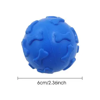Dog Toy Bone Head Ball Pets Grinding Teeth Stick Toothbrush Dog Bite Rubber Sound Making Toy Tpr Material Pet Toy Sounding Toys 6