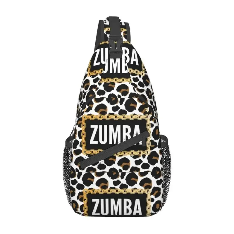 

Нагрудная Сумка-слинг Leopard Z-umba, мужской рюкзак через плечо для танцев на заказ, Повседневная сумка для велоспорта, кемпинга