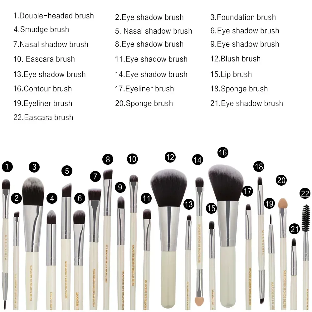 Makeup Brush Set - Eyeshadow Brushes