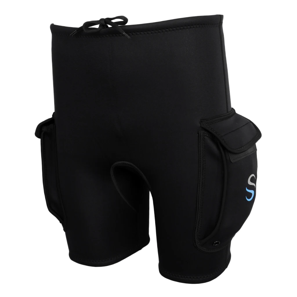 Diving Shorts 3mm Snorkeling Swimming Short Pants Wetsuit Surfing with Pockets