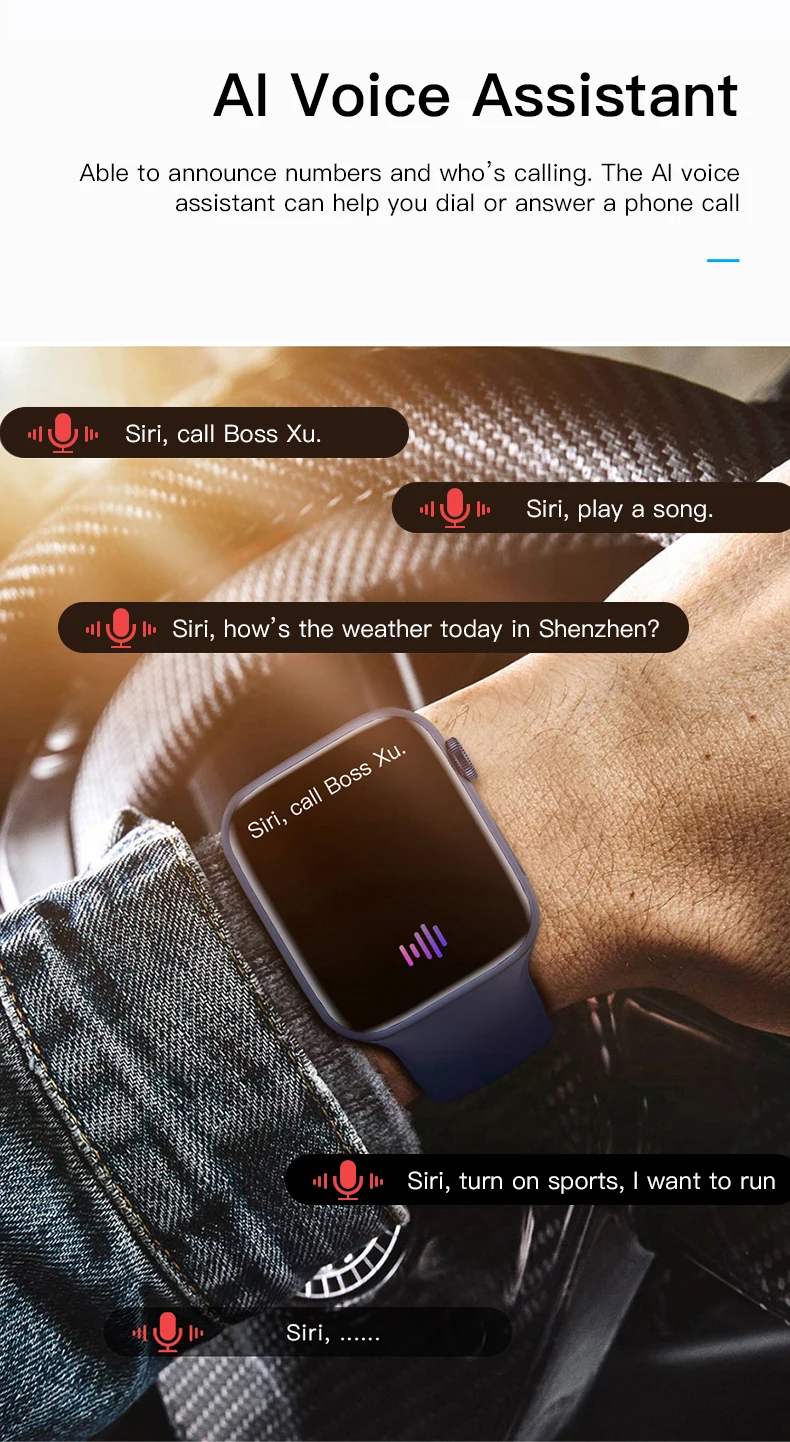 2022 NEW Smartwatch Bluetooth Calls Smart Watch For Men Women Sport Fitness Bracelet Custom Watch Face Sleep Heart Rate Monitor