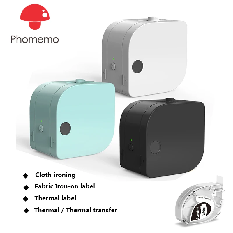 PhomemoP12LabelMakerSupportMultipleMaterialLabelTapesMini