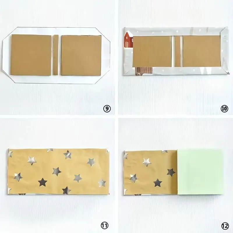 Set di 6 Strumenti per Rilegatura e Scrapbooking, Kit per Principianti con Stencil e Guide per Creare Quaderni e Diari Fai-da-Te - immagine 6