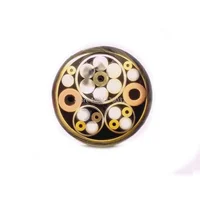 New 8mm Mosaic Pin Rivets for Knife Handle Screw Decorate 17 Kinds Design Exquisite Style Knife Handle Tool Length 90mm 2