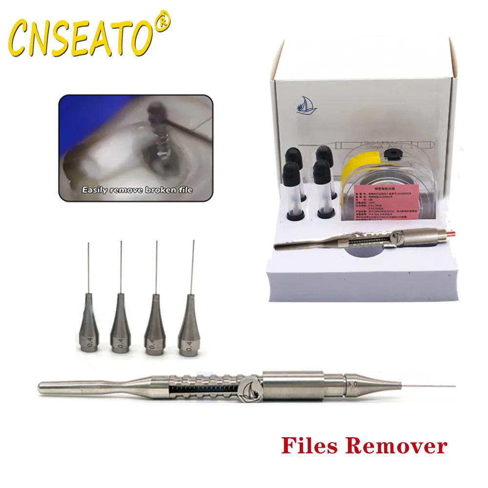 Dental Endodontics Files Extractor Needle Holder Root Canal Broken File Removal Kit Tools