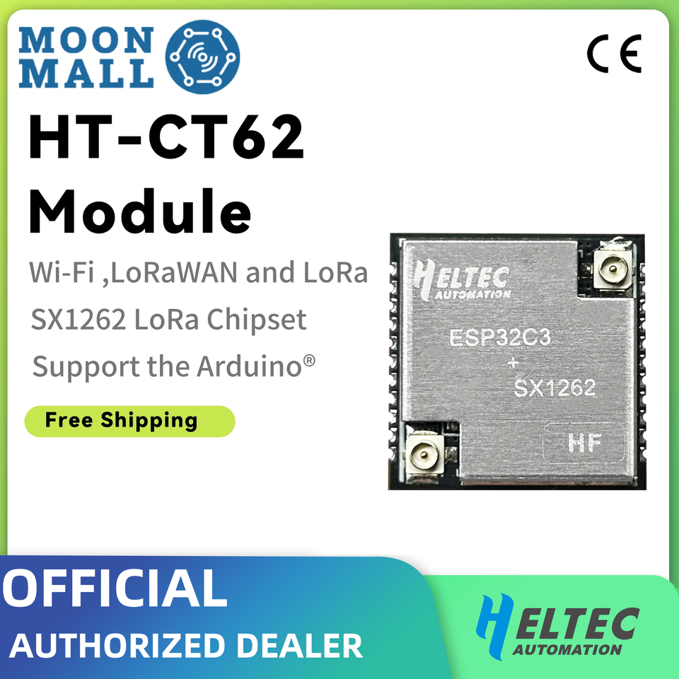 Ht-ct62 Heltec Lora Module Development Board Low Power Consumption Supports Wi-fi Bluetooth Sx1262 Node Loranwan - Iot Accessories