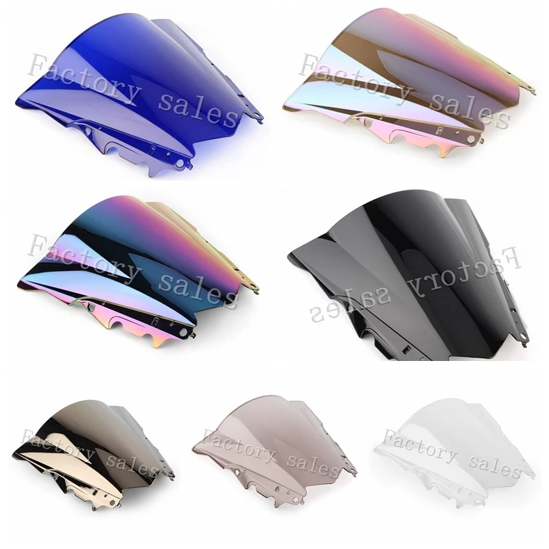 For Yamaha YZF R25 R3 Black Motorcycle Windshield WindScreen Screen Fairing YZF-R25 YZF-R3