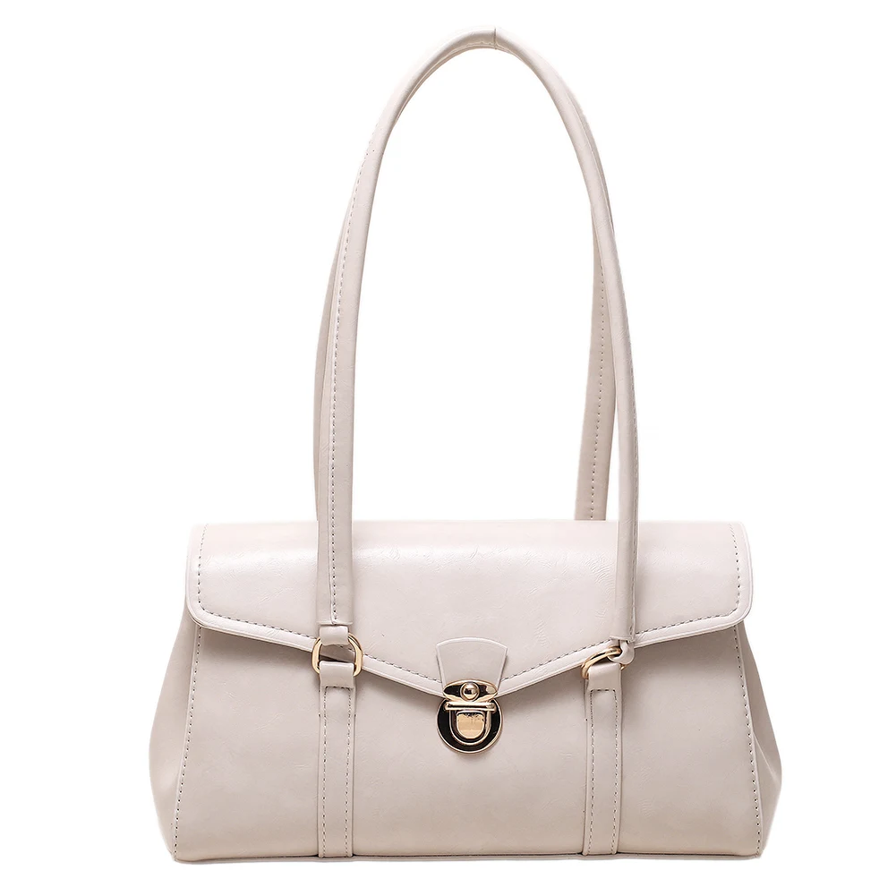 

Women Top Handle Bag Lightweight Leather Tote Handbag Double Handle Trendy Shoulder Bag Flap Satchel Purse Commuting Bag