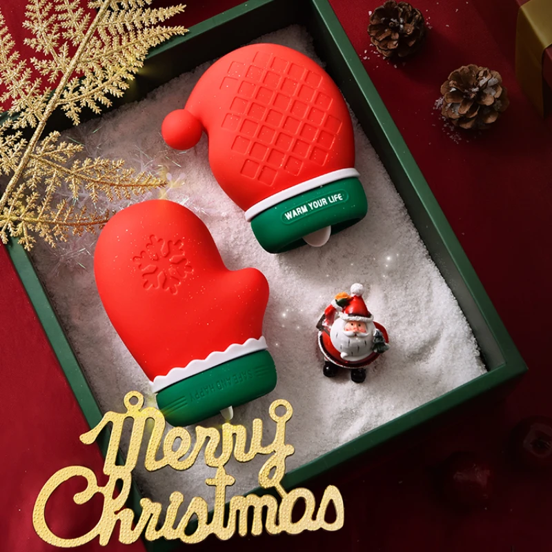 

Hot Water Bottle Christmas Water Injection Explosion-proof Hand Warmer Warm Water Bag Silicone