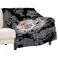One Piece Anime HD Printed Flannel Thin Blanket.Four Season Blanket.for Sofa,bed,living Rooms,travel Picnic Blanket Gifts 2