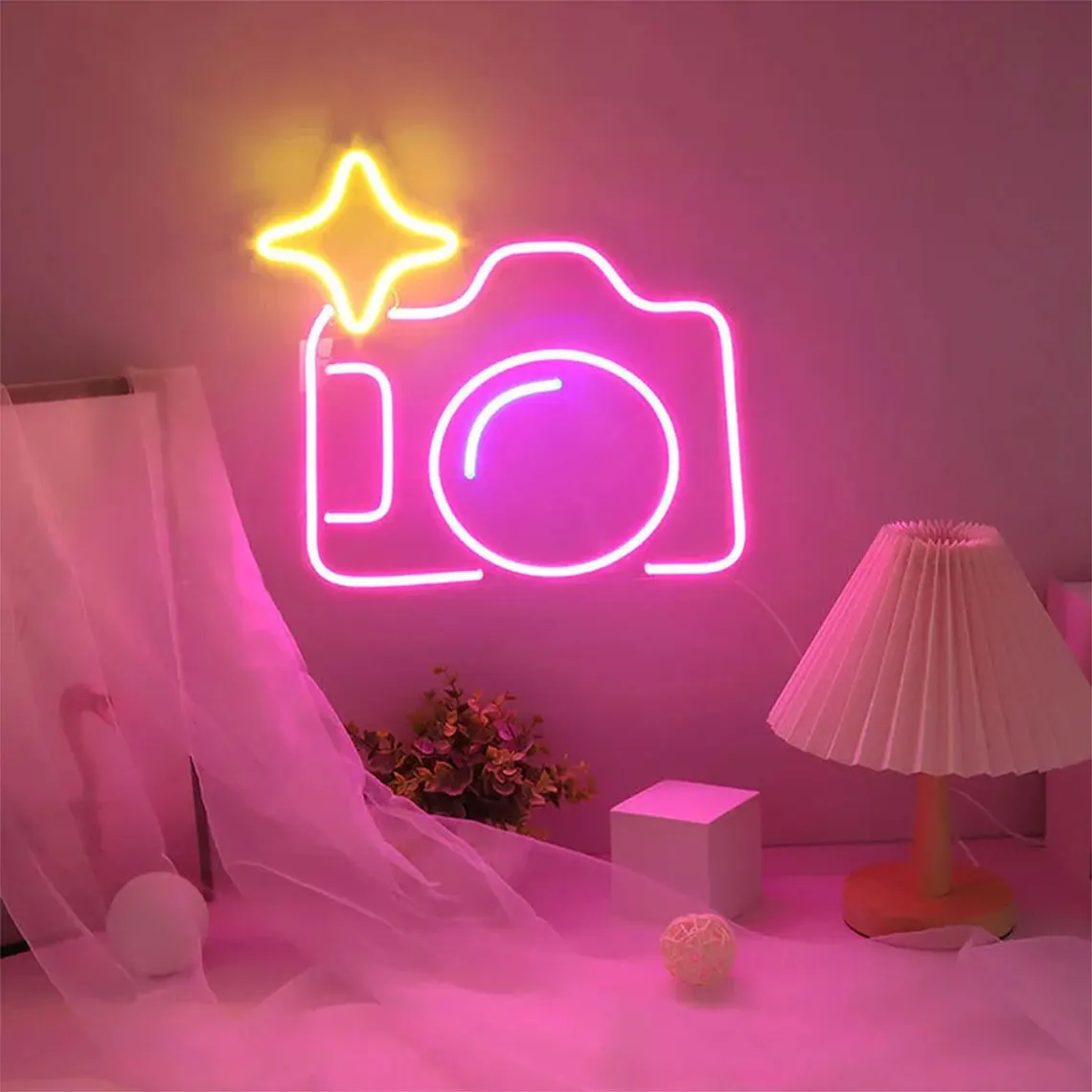 aesthetic room  Neon bedroom, Neon room, Led lighting bedroom