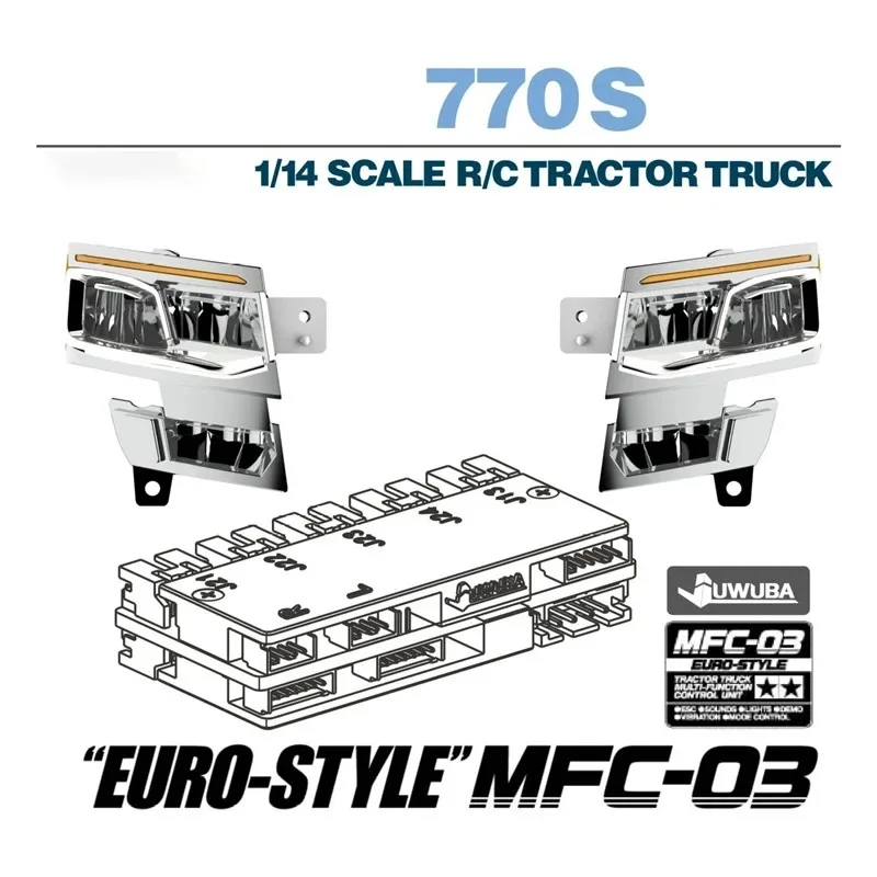 770S LED 5V ヘッドライト照明システムランプ 1/14 タミヤ RC トラック