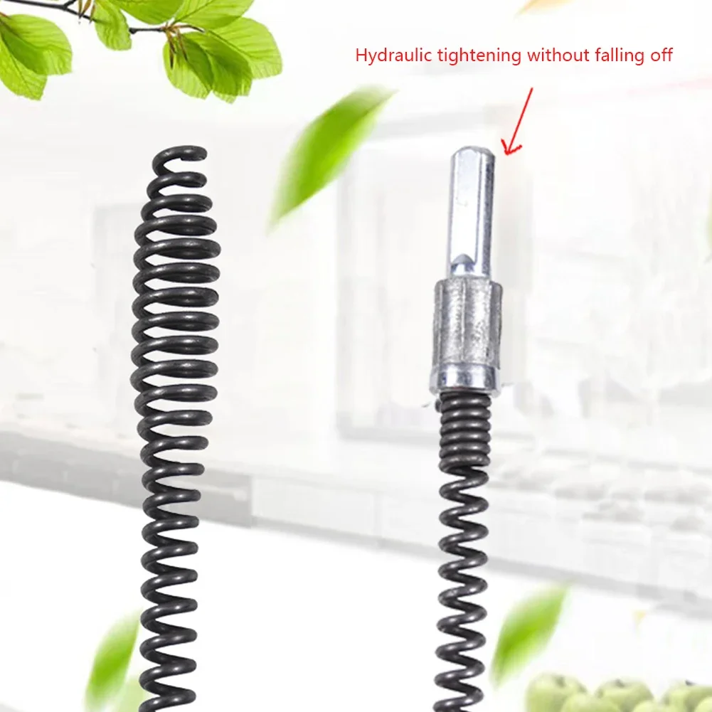 Sewer Unblocker 10 Meter Electric Drill Pipe Dredging Tool Spring Pipe Bathroom Kitchen Drain Cleaner Sink Clogged Remover