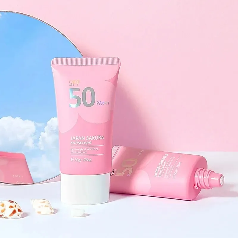Facial Sunscreen Laikou Sakura Moisturizer Sunscreen Cream Spf50