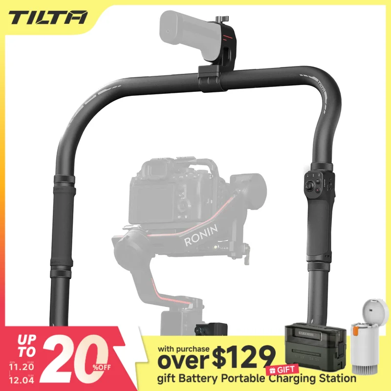TiltaがDJI Ronin RS 2/3用「Tilta Basic Ring Grip Plus」を