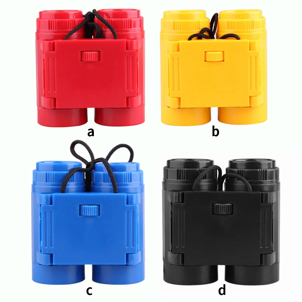 Telescopio Bambino Bambini Binocolo 2.5X Ingrandimento Binocolo Giocattolo Rosso