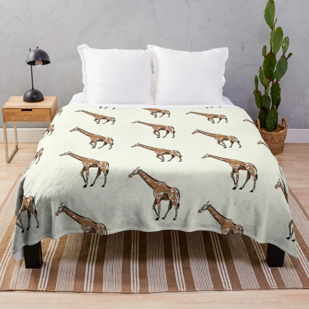 

giraffe Throw Blanket Vintage Blanket blankets and blankets
