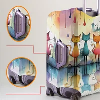 Luggage Protective Cover With Cartoon Print 3