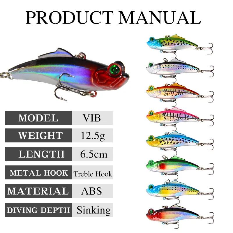 Fishing Lures Crankbaits Set Fishing Hard Baits Swimbaits Boat Topwater  Lures for Trout Bass Perch Fishing Reflection/noise