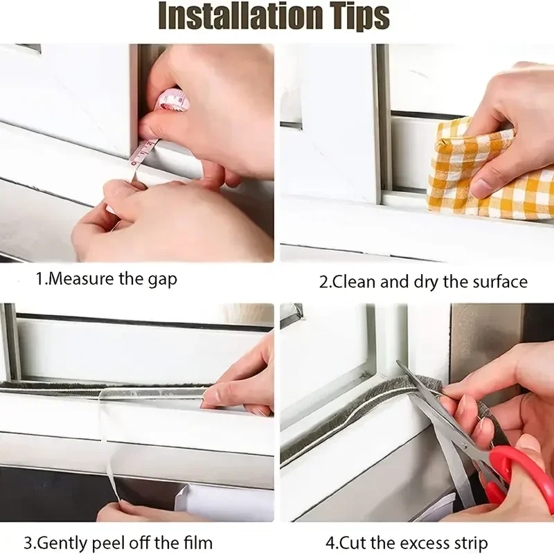 5/10M Door Brush Seal Felt Weather Stripping for Window Dustproof Sound Insulation Door Gap Blocker Sweep Draught Excluder door seal strip sealing strip tape window seal strip sealing tape sealing strip rubber seal strip rubber door weatherstripping door weatherstripping door draft stopper silicone seal strip