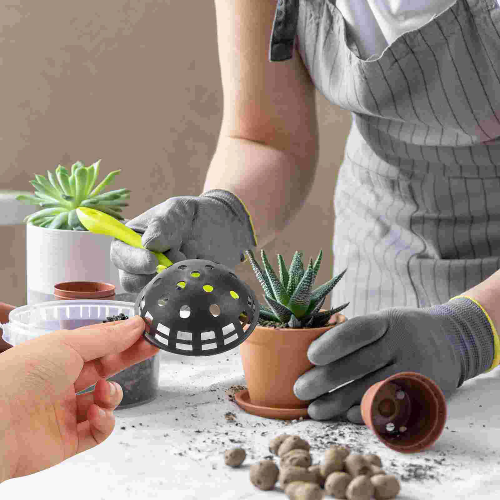 

Plastic Pot Gaskets Flowerpot Pad Planter Mats Cushion Accessories Garden Mesh Spacers