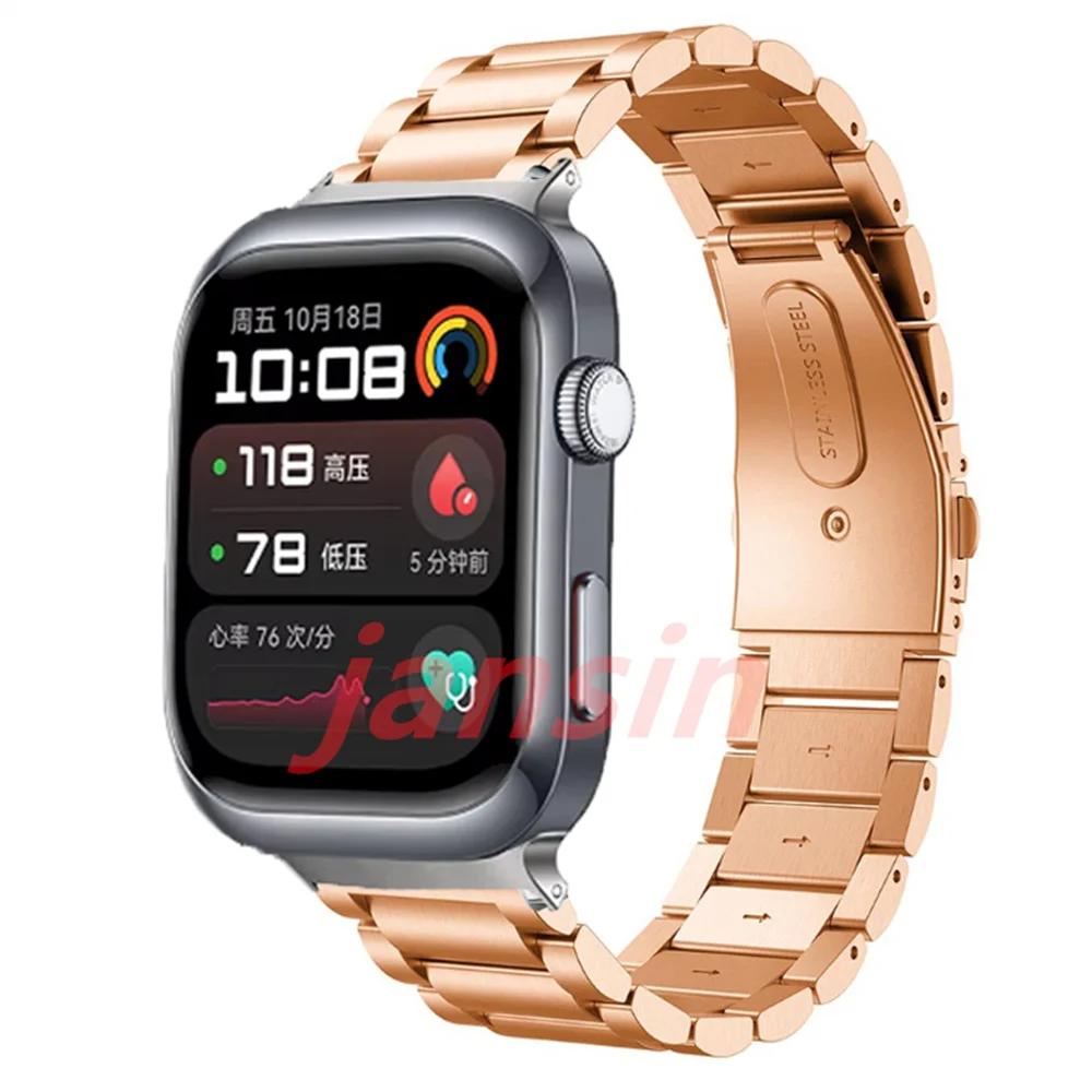 Stainless Steel Metal Wristband Bracelet - Business Watchband Accessory