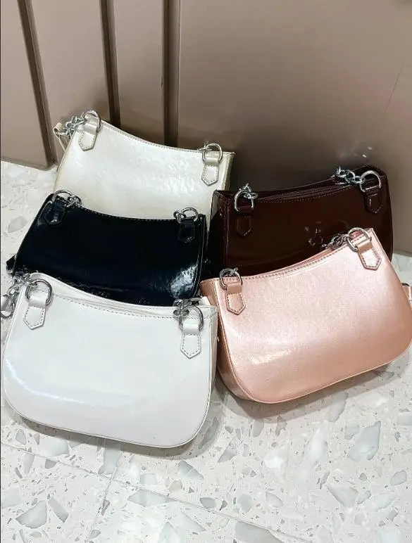 New Japanese Heart Black Shoulder Bags Wallets Women Subculture Leather Y2k Bag Ladies Harajuku Anime Underarm Square Bag 2015