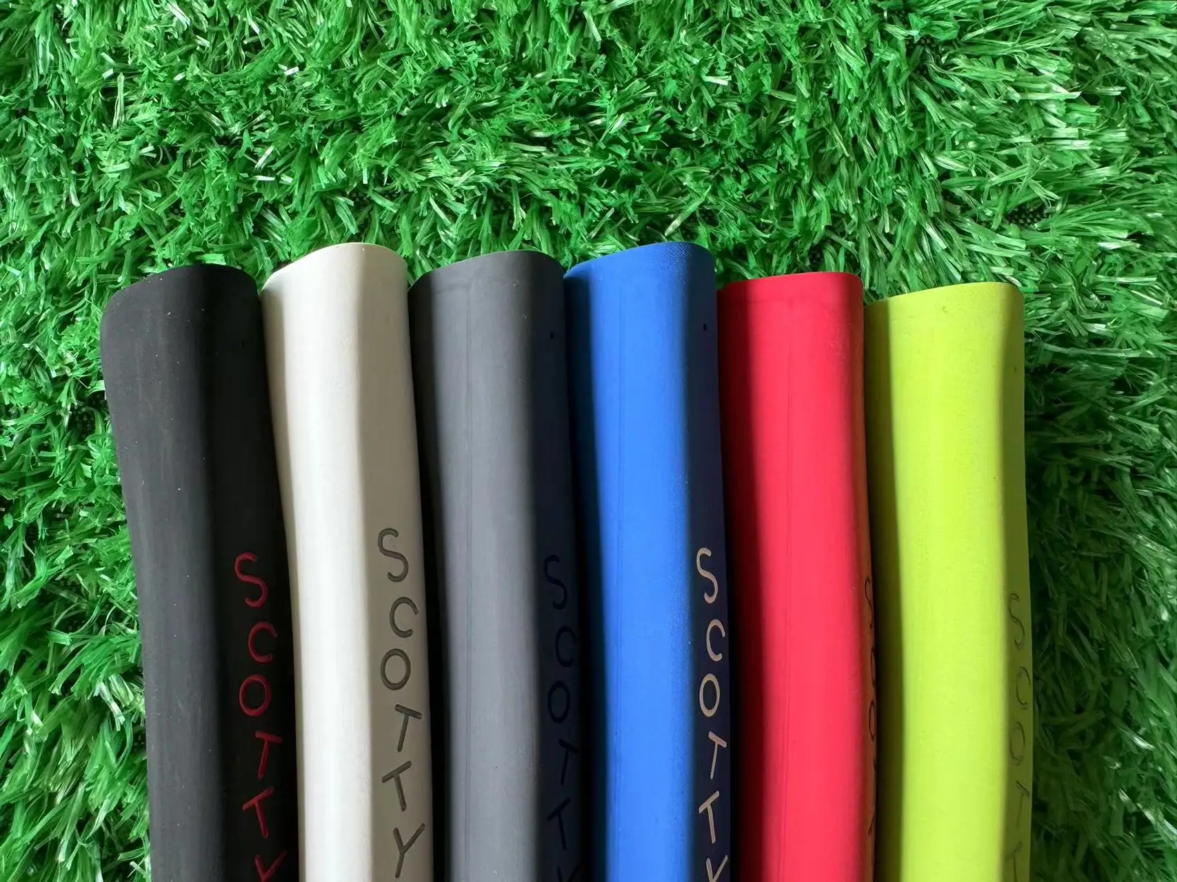 Head T-shape Golf Putter Grip Rubber Pistol Contour 6 Colors For Choose Golf Club Grip