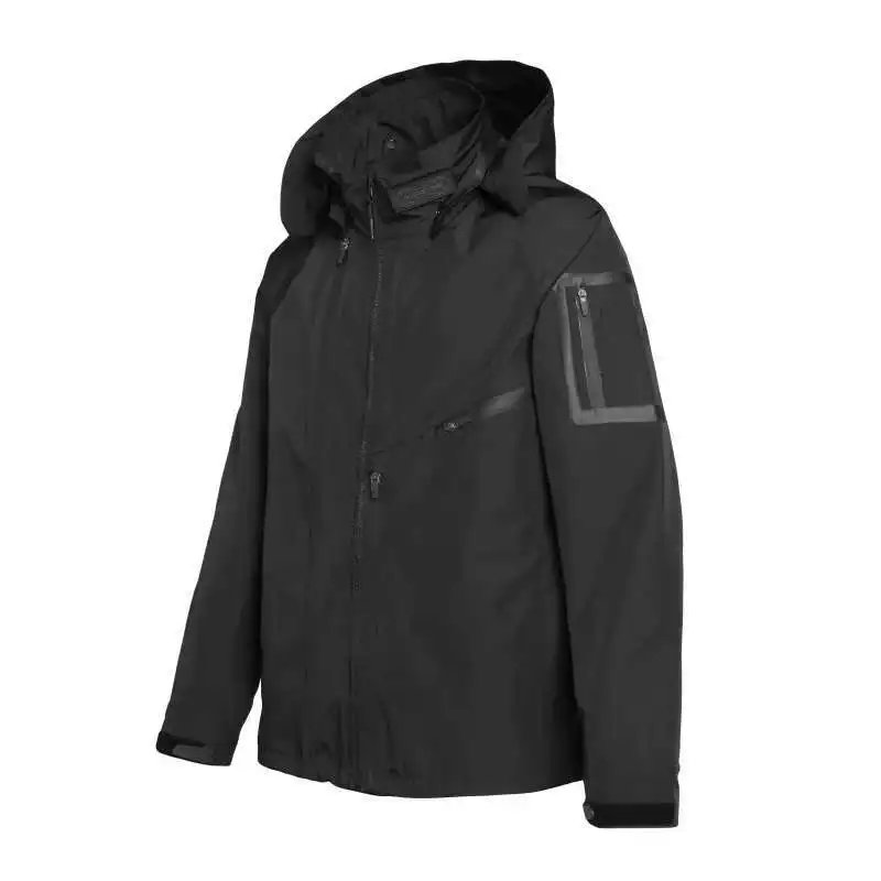 HKSH Men's Punk Waterproof Machine Dark Tactical Jacket